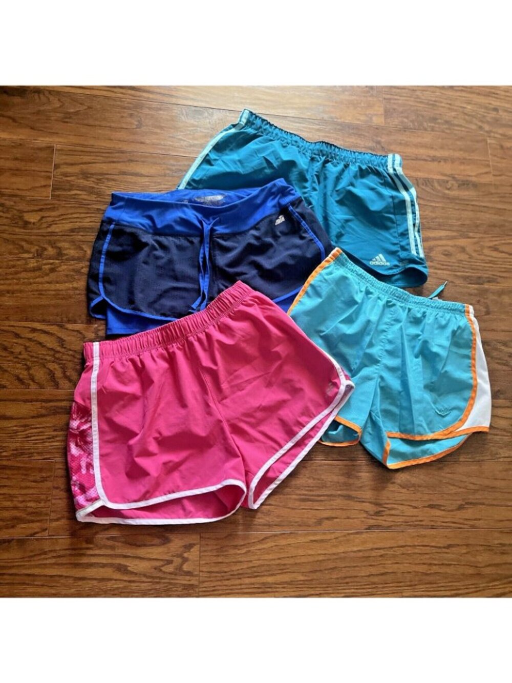 4x Athletic Shorts Women's Sz Medium Great Lounge Around the House U9s - Picture 2 of 14